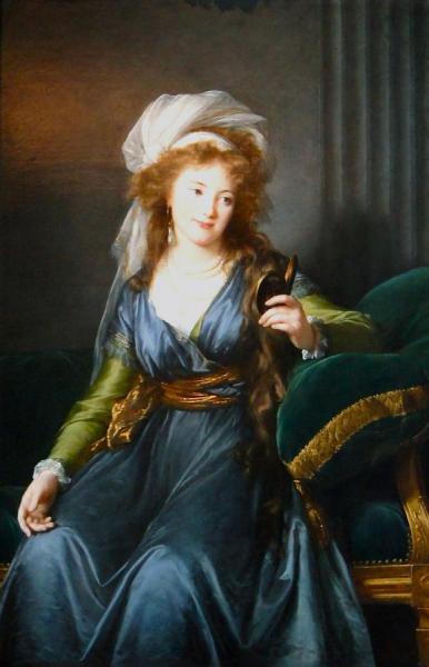 Portrait Of Countess Catherine Skavronskaya by Elisabeth-louise Vigee Le Brun