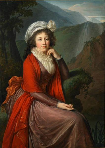 Portrait Of Countess Maria Theresia Bucquoi, Née Parr (1746-1818) by Elisabeth-louise Vigee Le Brun Oil Painting Reproductions