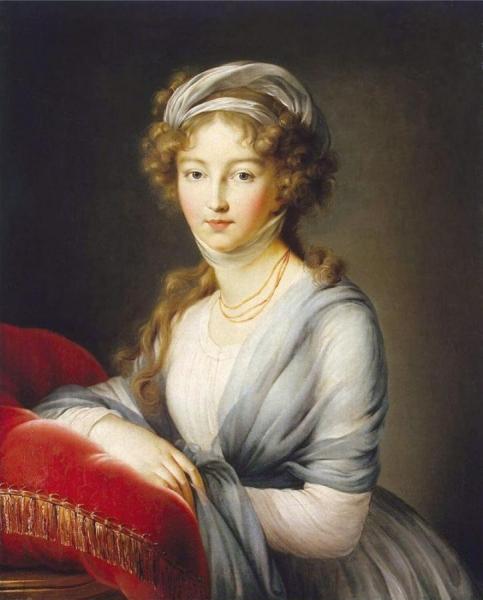 Portrait Of Empress Elisabeth Alexeievna (louise Of Baden) by Elisabeth-louise Vigee Le Brun