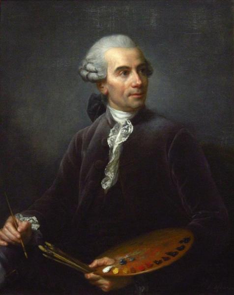 Portrait Of Joseph Vernet by Elisabeth-louise Vigee Le Brun