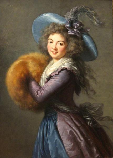 Portrait Of Madame Mole-raymond by Elisabeth-louise Vigee Le Brun