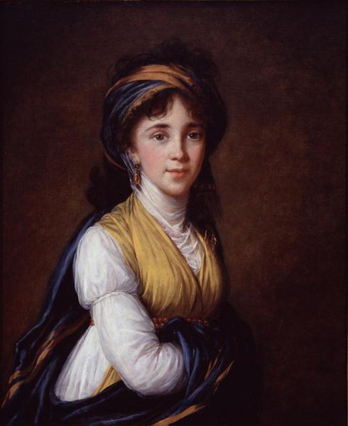 Portrait Of Princess Belozersky,1798 by Elisabeth-louise Vigee Le Brun