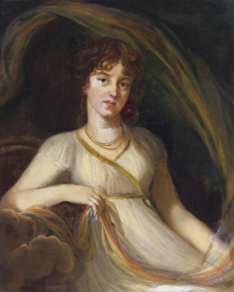Portrait Of Princess Tyufyakina As Iris by Elisabeth-louise Vigee Le Brun