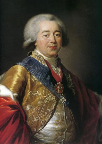 Prince Alexander Borissovich Kourakin by Elisabeth-louise Vigee Le Brun