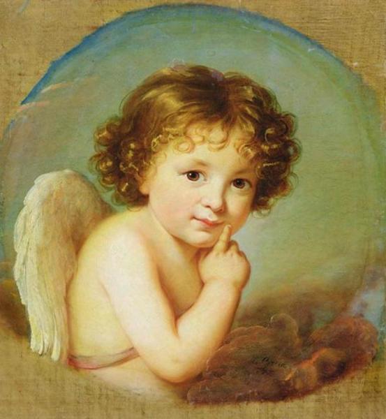 Prince Boris Nicholaevitch Youssoupov, As Cupid by Elisabeth-louise Vigee Le Brun