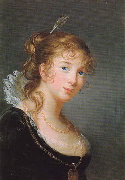 Princess Louise Of Prussia by Elisabeth-louise Vigee Le Brun Oil Painting Reproductions