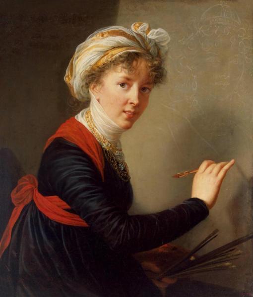 Self-portrait by Elisabeth-louise Vigee Le Brun Oil Painting Reproductions