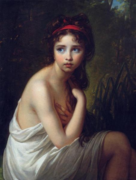 The Bather by Elisabeth-louise Vigee Le Brun