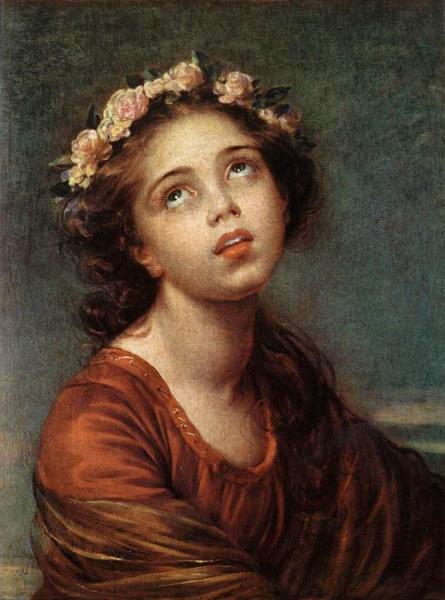 The Daughter's Portrait by Elisabeth-louise Vigee Le Brun