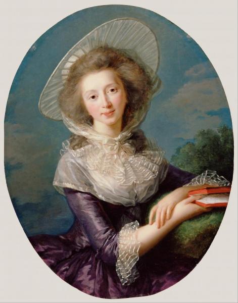 The Vicomtesse De Vaudreuil by Elisabeth-louise Vigee Le Brun