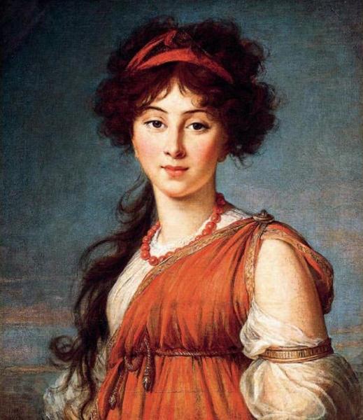 Varvara Ladomirsky by Elisabeth-louise Vigee Le Brun