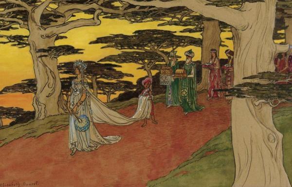 Bridal Procession by Elisabeth Sonrel