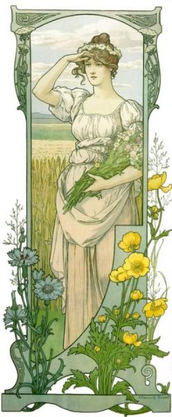 Fleurs Des Champs by Elisabeth Sonrel Oil Painting Reproductions