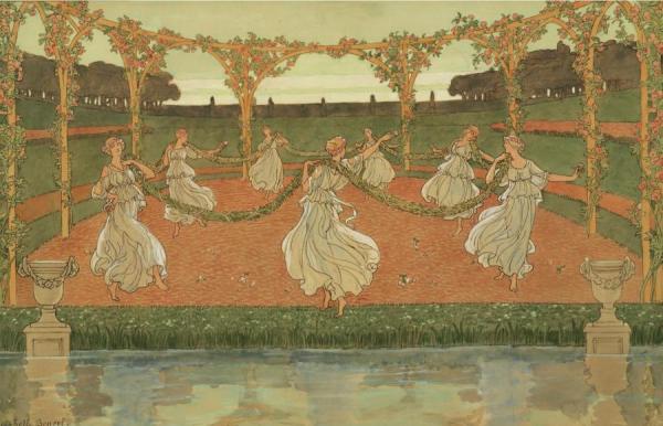 Summer's Joys by Elisabeth Sonrel Oil Painting Reproductions