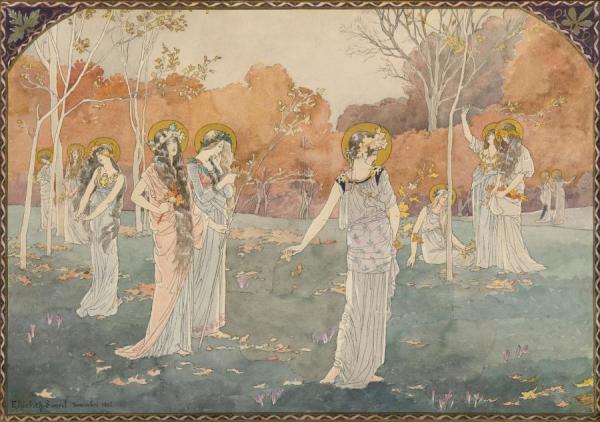 The Garden Of Maidens by Elisabeth Sonrel