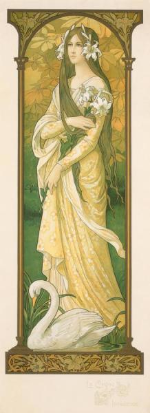 The Innocent Swan by Elisabeth Sonrel Oil Painting Reproductions