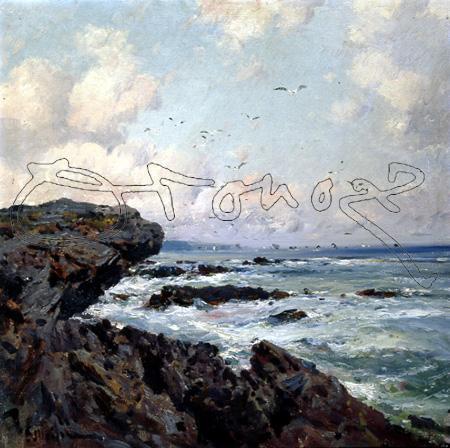 Marina Con Rocas by Eliseo Meifren I Roig