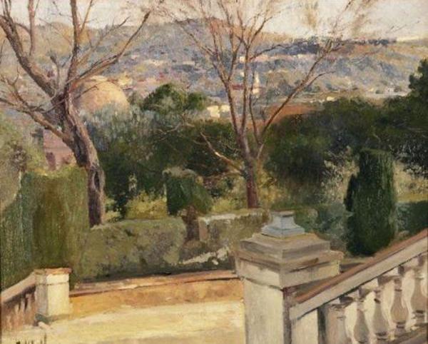 Paisaje De Barcelona by Eliseo Meifren I Roig Oil Painting Reproductions