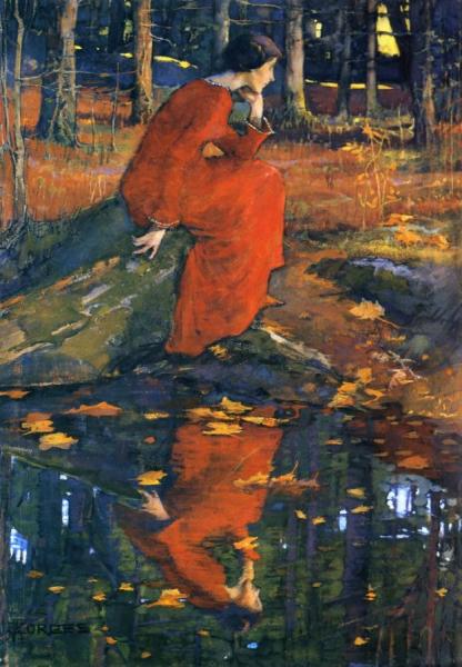 The Leaf by Elizabeth Adela Stanhope Forbes Oil Painting Reproductions