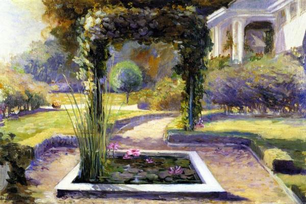 The Hall Garden, Eleven A. M. by Elizabeth Dolan