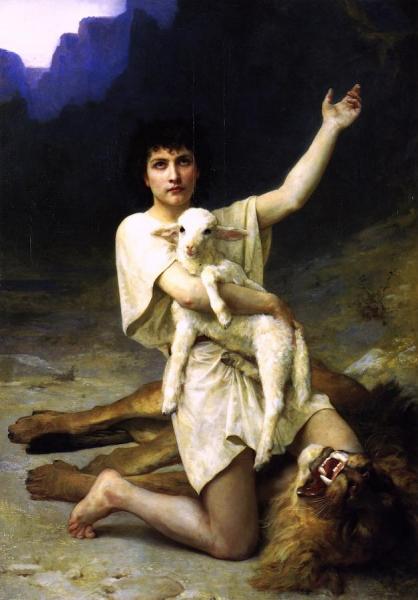 David, The Shepherd by Elizabeth Jane Gardner Bouguereau