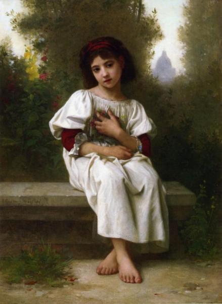 In The Garden by Elizabeth Jane Gardner Bouguereau