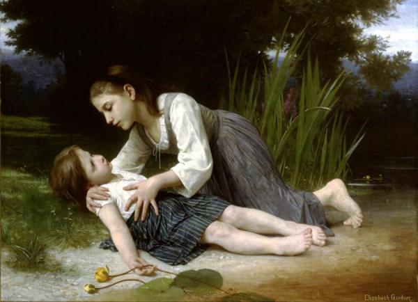 Too Imprudent by Elizabeth Jane Gardner Bouguereau