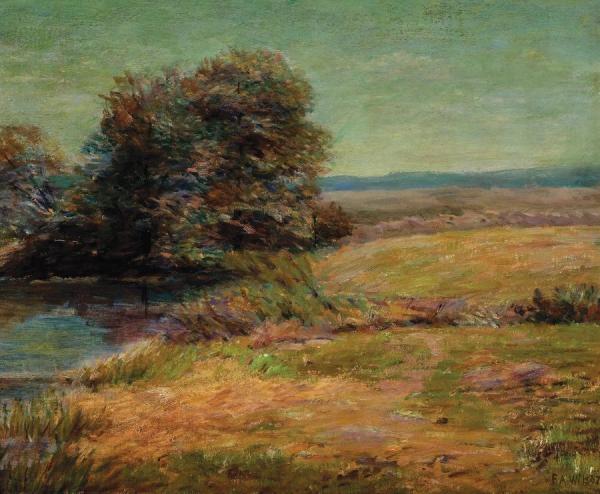 Landscape With Trees And Water by Ellen Axson Wilson Oil Painting Reproductions