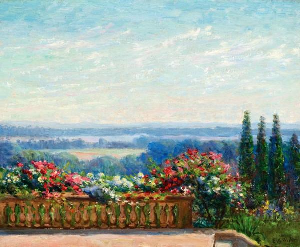 The Terrace by Ellen Axson Wilson Oil Painting Reproductions