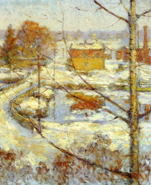 Elmer Livingston Macrae View From Bush-holley House