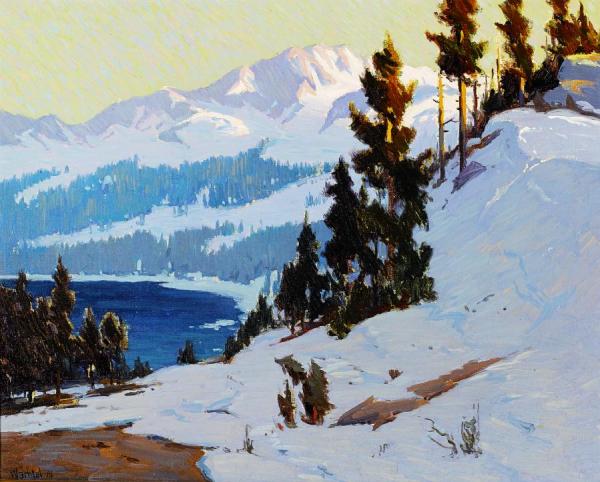 Convict Lake by Elmer Wachtel Oil Painting Reproductions