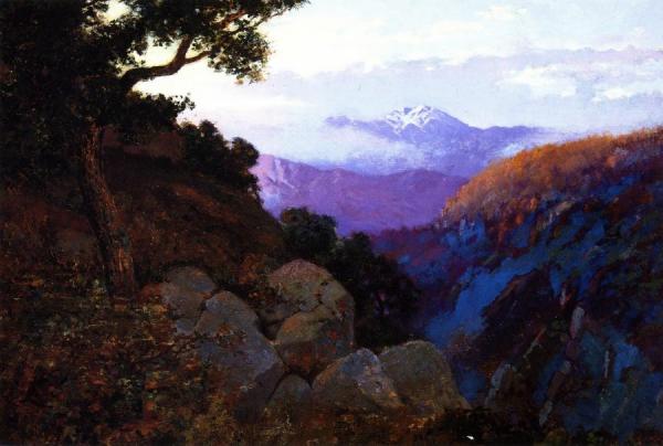 In The Shadow Of The Cliffs Of San Juan by Elmer Wachtel