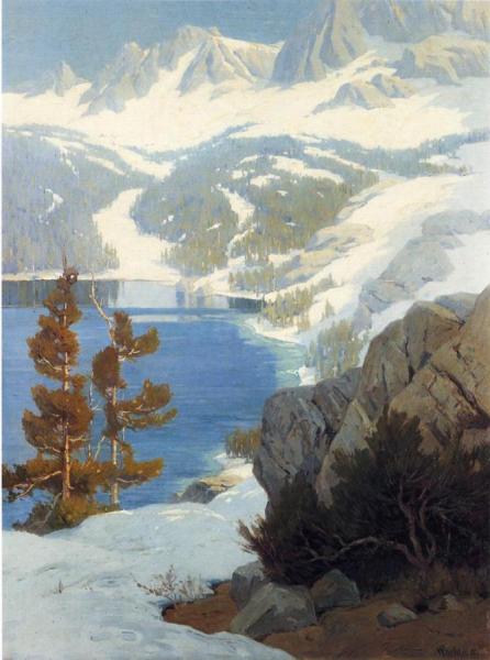 Lake George, Sierra Nevada by Elmer Wachtel Oil Painting Reproductions