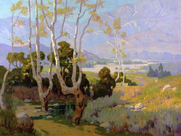 Santa Paula Valley by Elmer Wachtel