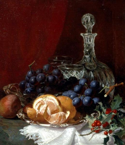 Christmas Table by Eloise Harriet Stannard Oil Painting Reproductions