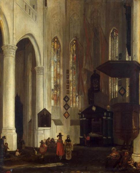 Emanuel De Witte Old Church In Delft