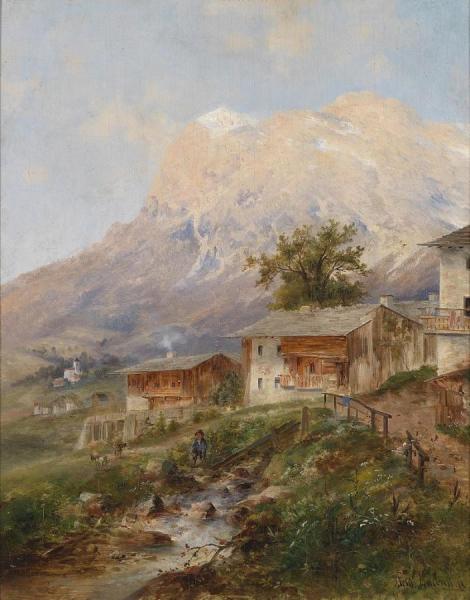 Cortino D'ampezzo Valley by Emil Barbarini