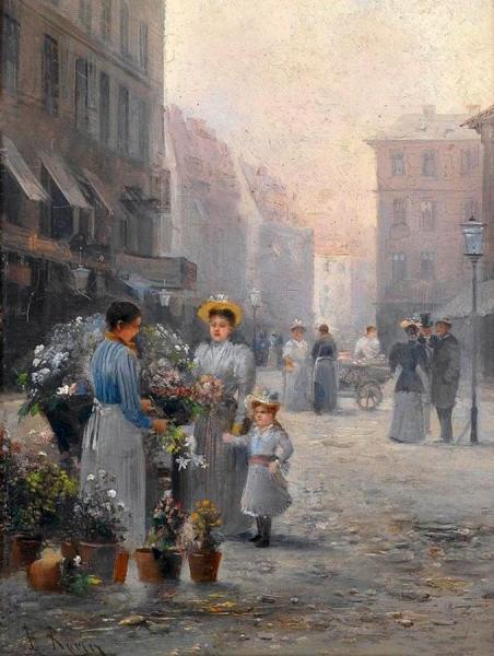In The Latin Quarter, Paris by Emil Barbarini