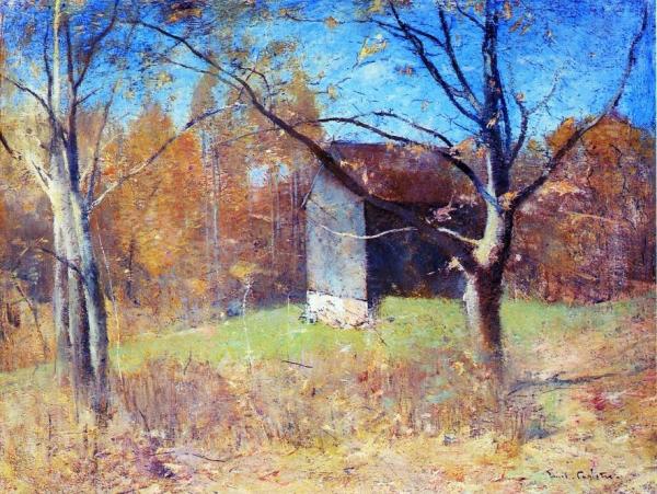 Behind The Artist's Studio by Emil Carlsen Oil Painting Reproductions