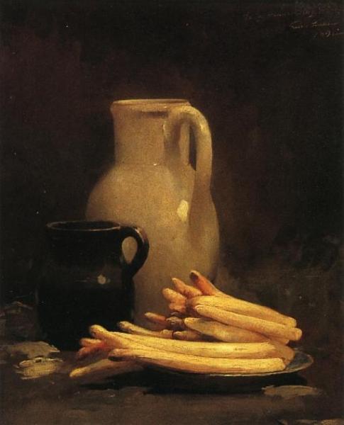 White Asparagus by Emil Carlsen Oil Painting Reproductions