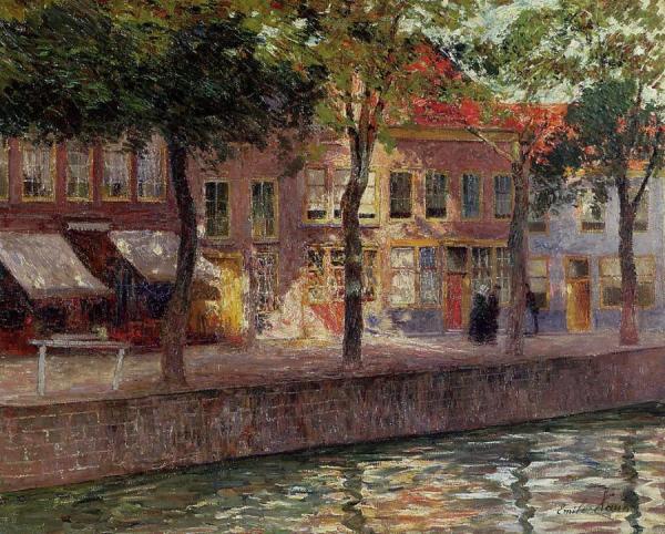 Canal In Zeeland by Emil Claus