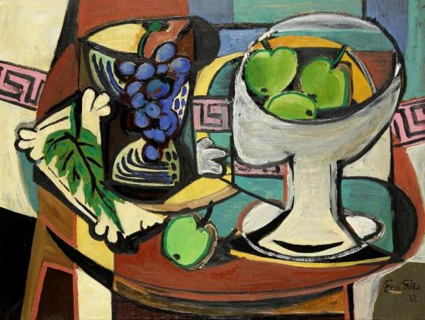 Emil Filla Still Life With A Fruit