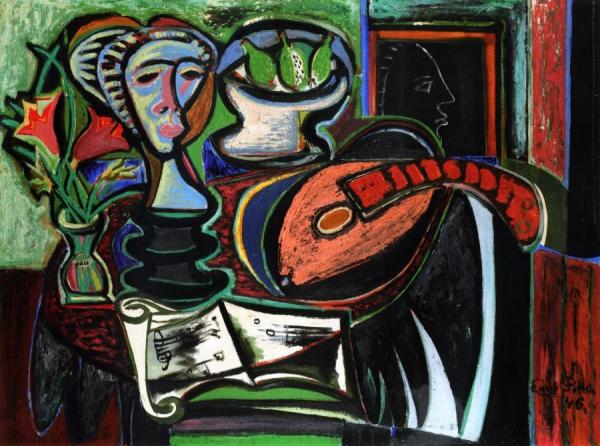 Emil Filla Still Life With Lute