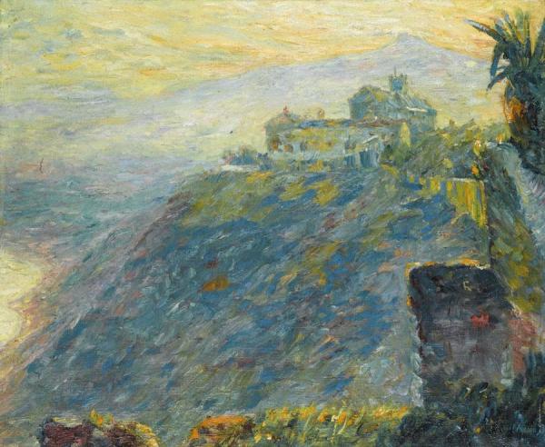 A Cloister At The Mountain Etna by Emil Nolde