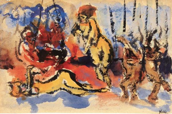 A Midsummer Night's Dream by Emil Nolde