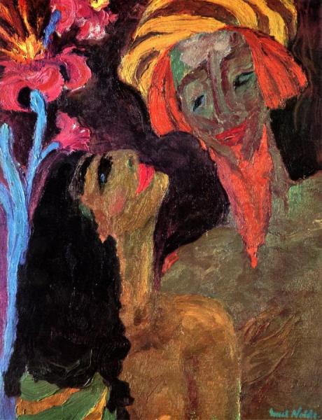 A Prince And His Beloved by Emil Nolde Oil Painting Reproductions