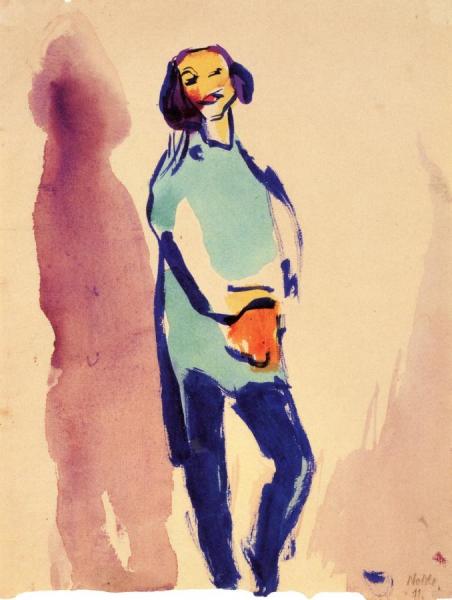 Alexander Moïsi, Actor by Emil Nolde