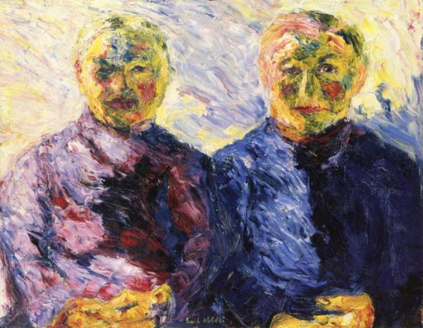 Anders Gärtner And His Wife by Emil Nolde