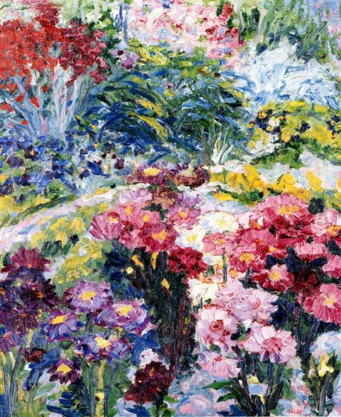 Anna Weid's Garden by Emil Nolde