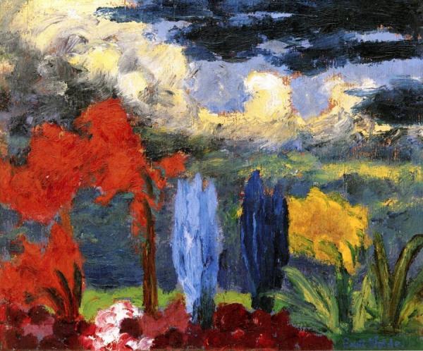 Autumn Glow by Emil Nolde